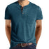 Mens Henley Short Sleeve Casual Fashion T Shirt Tops