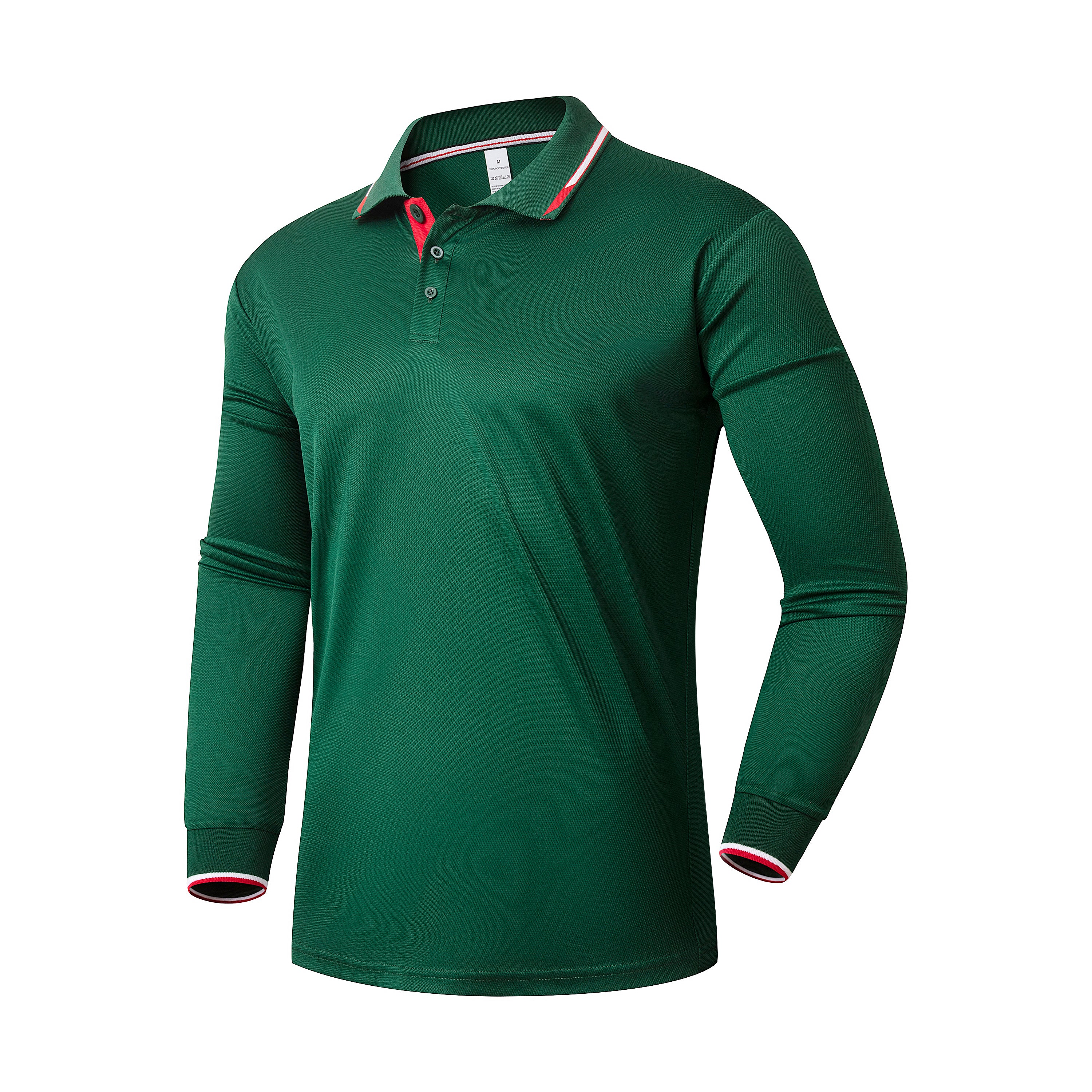Gaiatiger 3 Pack Mens Polo Shirts Breathable Moisture Wicking Work Polo T Shirts Casual Tops Long Sleeve Golf Shirts Sports Tee