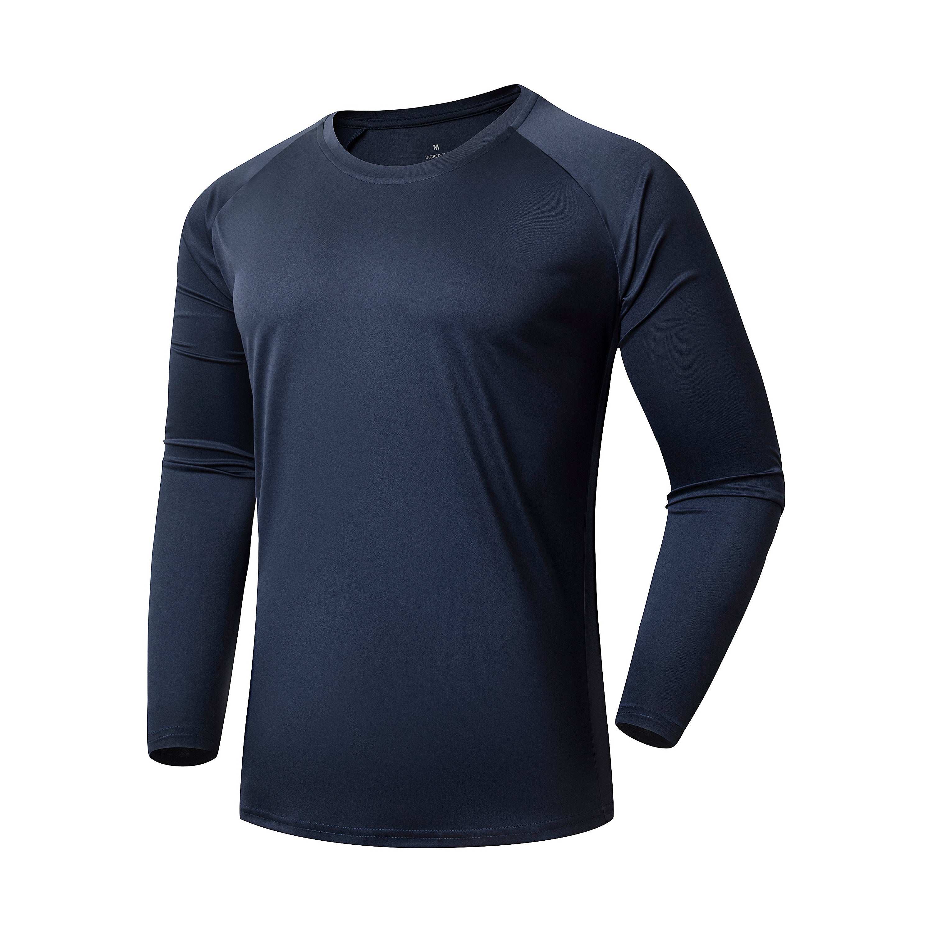 5 Pack Long Sleeve Shirts for Men Moisture Wicking UPF SPF Sun Protection Tee Shirts Workout T Shirts Casual