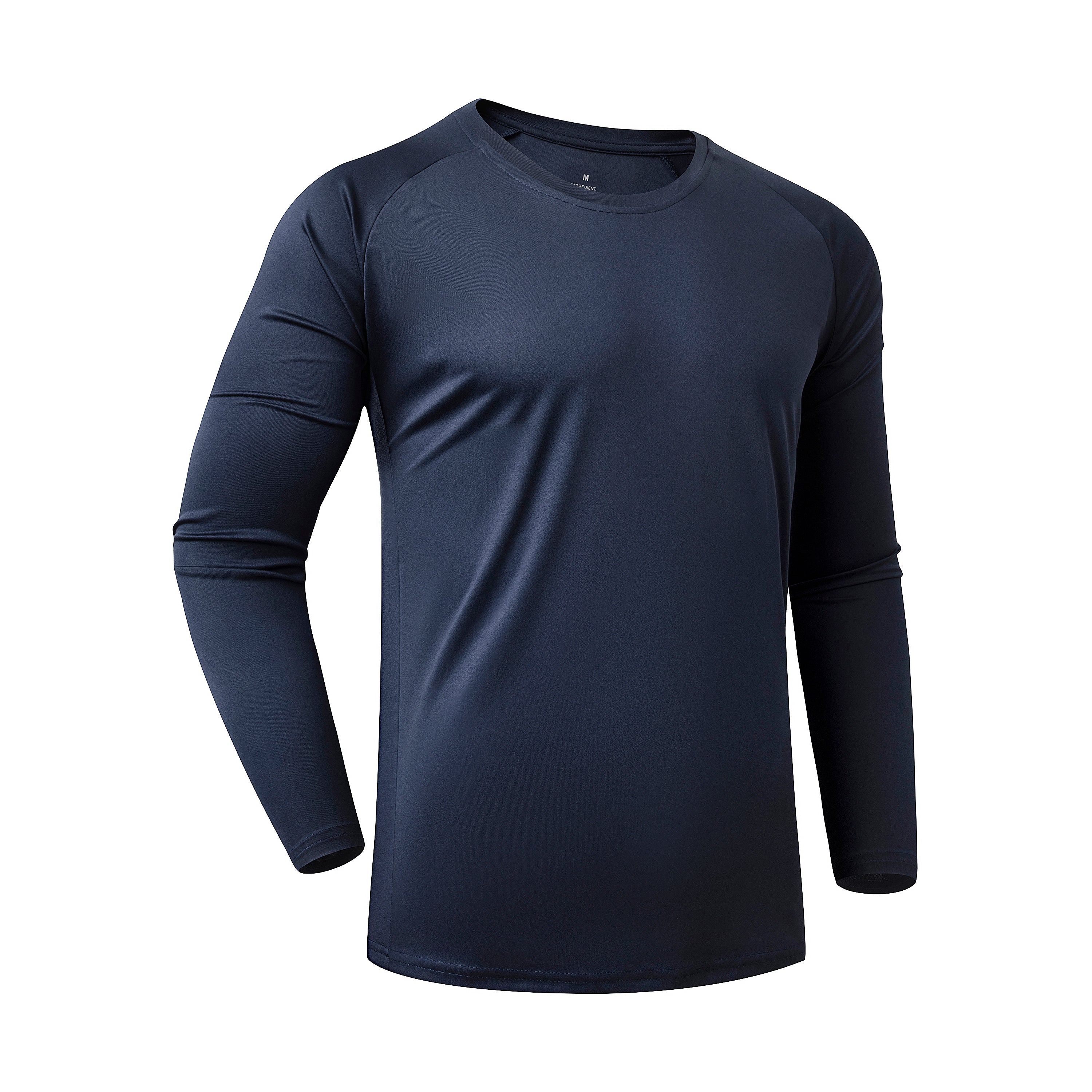 5 Pack Long Sleeve Shirts for Men Moisture Wicking UPF SPF Sun Protection Tee Shirts Workout T Shirts Casual