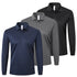 Mens Polo Shirts Long Sleeve 3 Pack Quick Dry Breathable Lightweight Golf Polo T Shirts Casual Sports Gym Tennis Tops