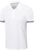 Gaiatiger 5 Pack Mens Polo Shirts Multipack Short Sleeve Breathable Golf Polo Collar Buttoned Mens Tops Gym Sport T Shirts