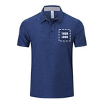 Customizable Polo Shirts for Men Adult Short Sleeve Golf Polo T Shirts - Work Casual Gym Tennis Workout Breathable Quick Dry Tops