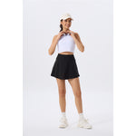 Women's Athletic Golf Skorts Lightweight Skirt Pleated with Pockets for Running Tennis Workout