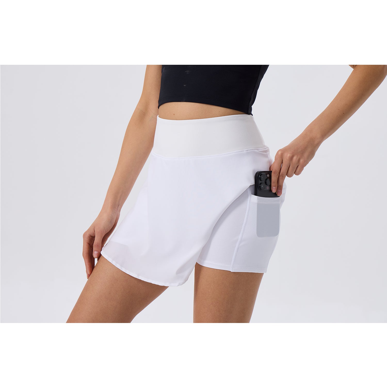 Women's Athletic Golf Skorts Lightweight Skirt Pleated with Pockets for Running Tennis Workout