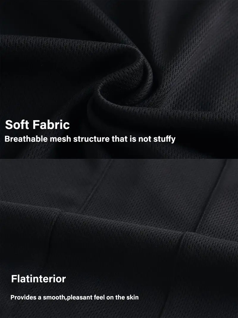5 Pack Mens Polo Shirts Breathable Moisture Wicking Work Polo T Shirts Casual Tops Short Sleeve Golf Shirts Sports Tee