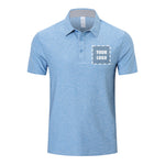Customizable Polo Shirts for Men Adult Short Sleeve Golf Polo T Shirts - Work Casual Gym Tennis Workout Breathable Quick Dry Tops
