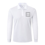 Customizable Mens Polo Shirts Long Sleeve 3 Pack Quick Dry Breathable Lightweight Golf Polo T Shirts Casual Sports Gym Tennis Tops