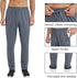 Men's Sweatpants with  Pockets Open Bottom Athletic Pants for Jogging, Workout, Gym, Running, Training