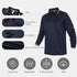 Gaiatiger 3 Pack Mens Polo Shirts Breathable Moisture Wicking Work Polo T Shirts Casual Tops Long Sleeve Golf Shirts Sports Tee