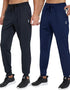 Men's Sweatpants with  Pockets Open Bottom Athletic Pants for Jogging, Workout, Gym, Running, Training
