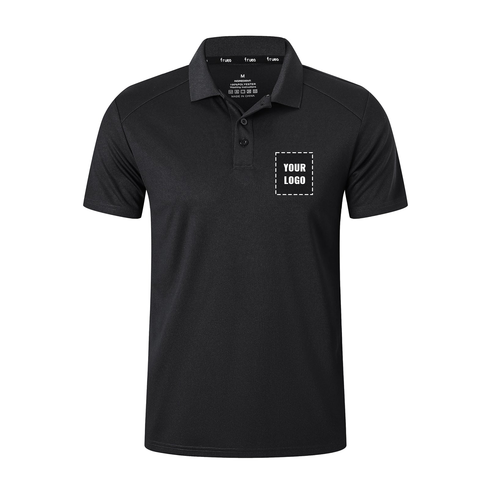 Mens Polo Shirts Short Sleeve Quick Dry Lightweight Golf Casual Collared Tops Breathable Moisture Wicking Work Shirts
