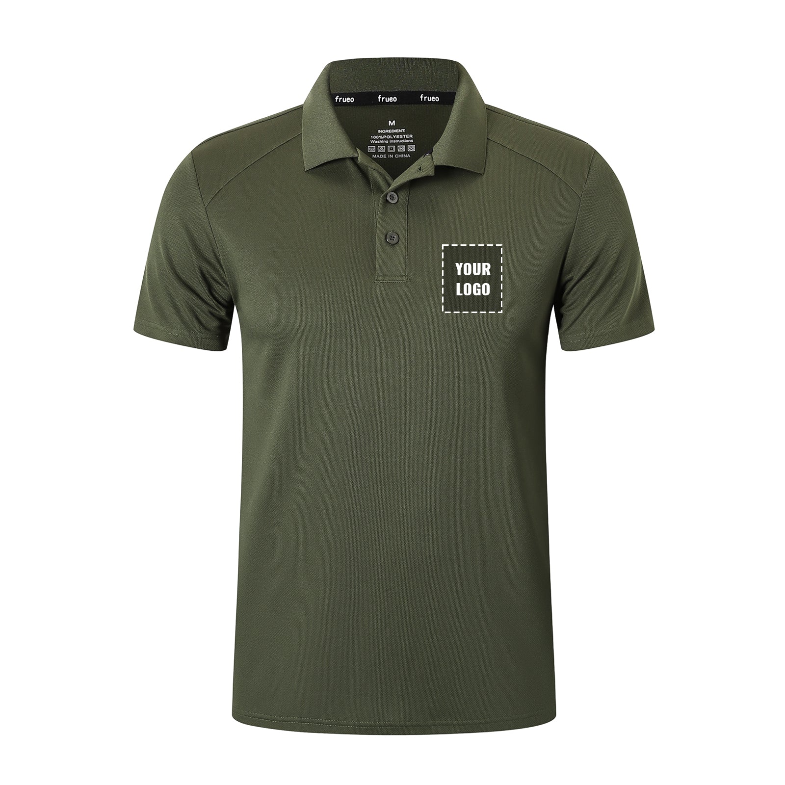 Mens Polo Shirts Short Sleeve Quick Dry Lightweight Golf Casual Collared Tops Breathable Moisture Wicking Work Shirts