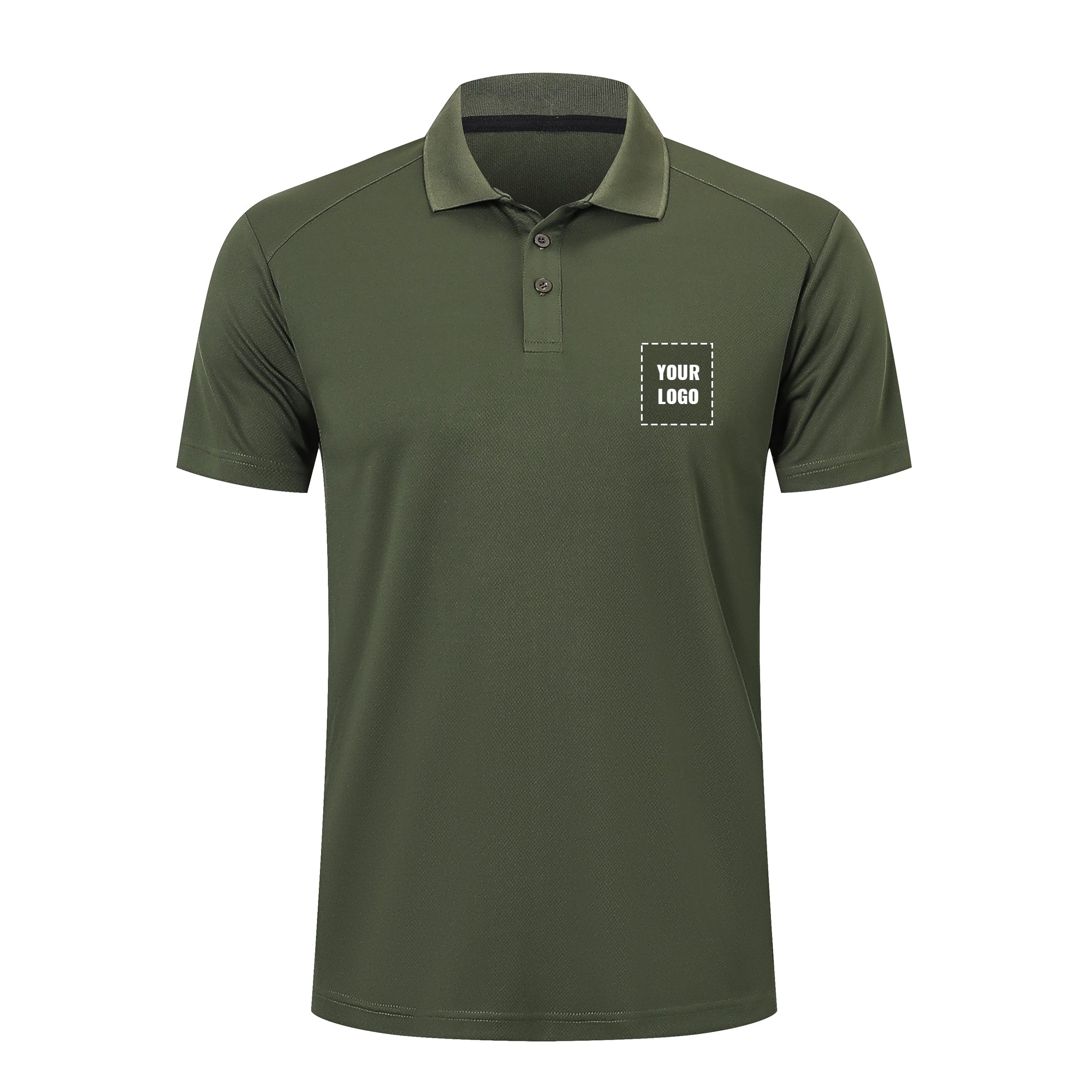 Men's Polo Shirt Short Sleeve T-Shirt Golf Polo Moisture Wicking Polo Shirts for Men Breathable Gym Sport T-Shirt for Golf Tennis Work