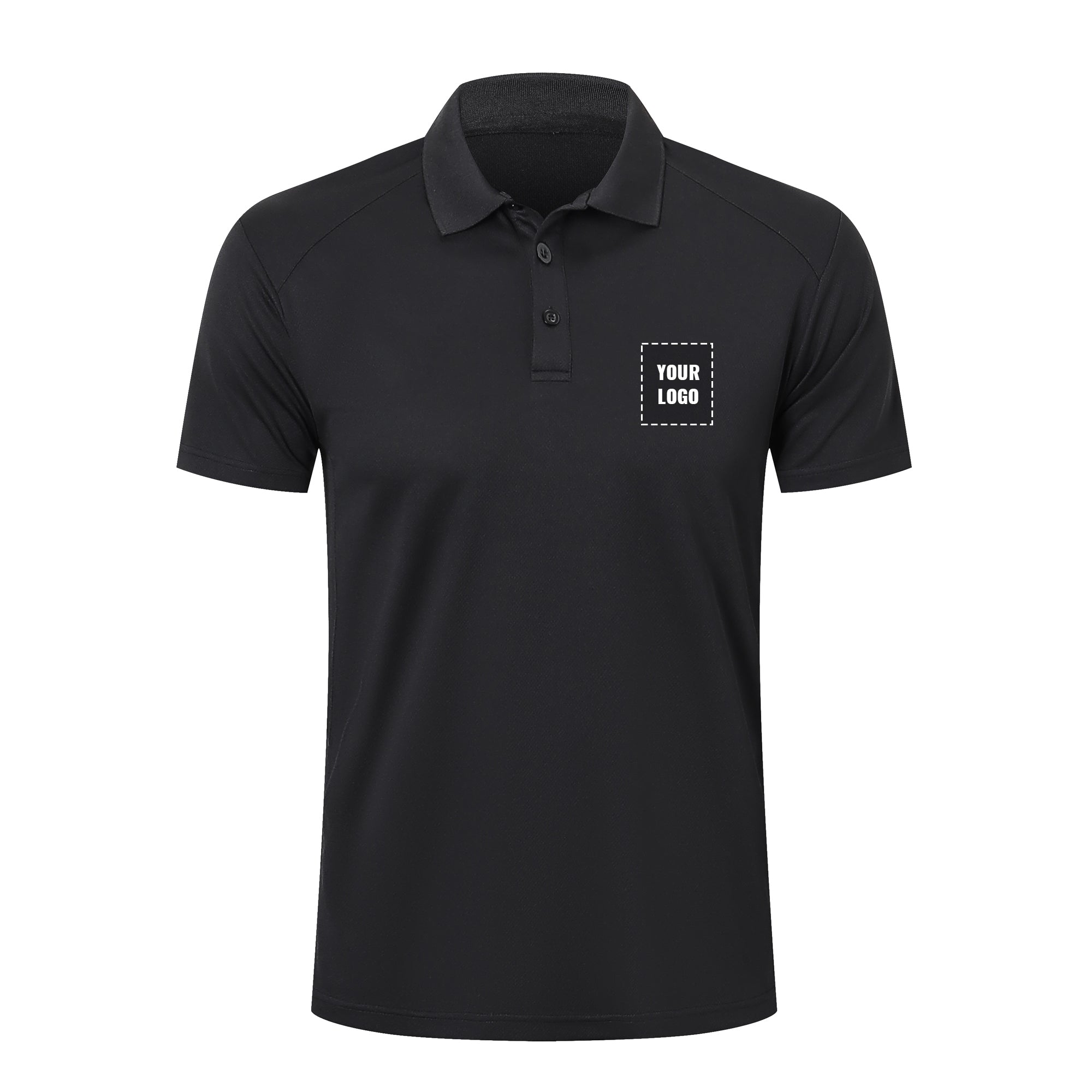 Men's Polo Shirt Short Sleeve T-Shirt Golf Polo Moisture Wicking Polo Shirts for Men Breathable Gym Sport T-Shirt for Golf Tennis Work