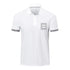 Customizable Mens Polo Shirts Short Sleeve Breathable Golf Polo Collar Buttoned Mens Tops Gym Sport T Shirts