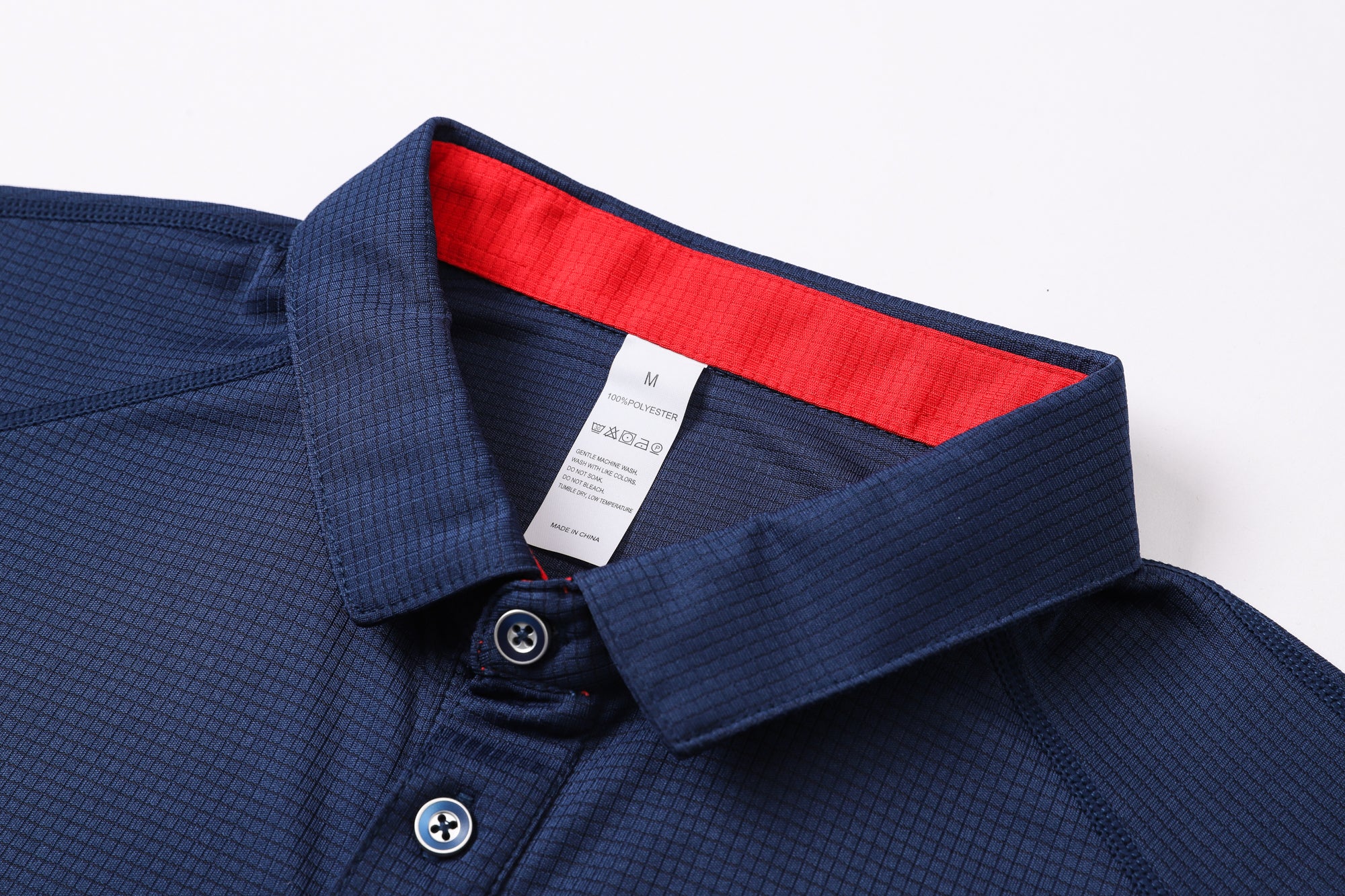 Customizable HUAKANG Mens Polo Shirts Short Sleeve Breathable Quick Dry Golf Top Running Sports Tee Top Gym Workout Polo T Shirts