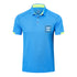 Customizable HUAKANG Mens Polo Shirts Short Sleeve Breathable Quick Dry Golf Top Running Sports Tee Top Gym Workout Polo T Shirts