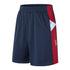 ZENGVEE 5 Pack Men's Gym Shorts with Reflective Stripe Running Quick Dry Breathable Lightweight Training Sports Workout Shorts