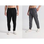 Men's Sweatpants with  Pockets Open Bottom Athletic Pants for Jogging, Workout, Gym, Running, Training