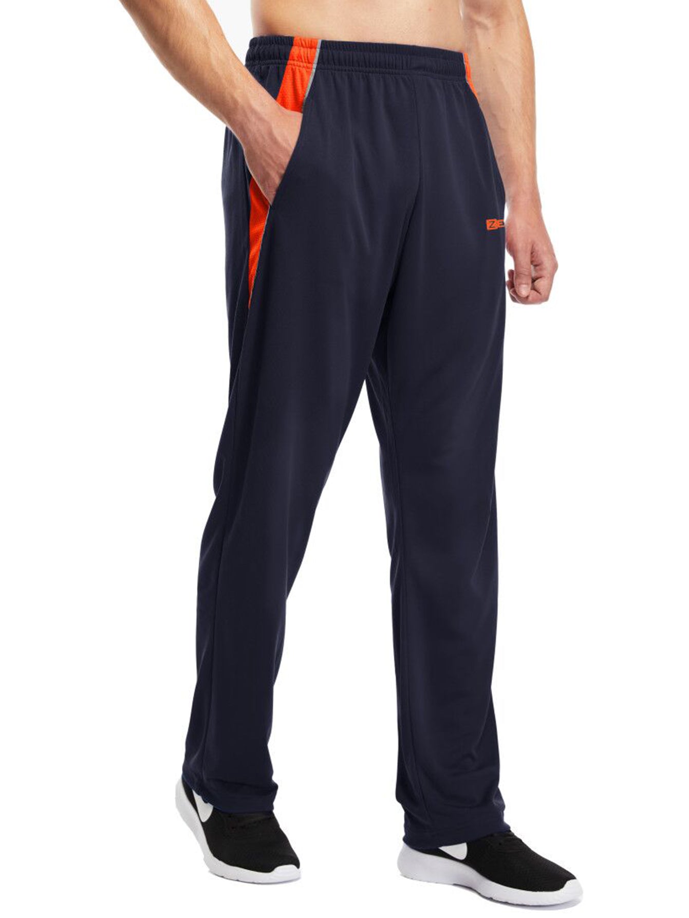 Men's Pants with Pockets Open Bottom