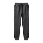 Mens Active Athletic Workout Jogger Sweatpants with Zipper Pocket and Drawstring