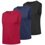 HUAKANG 3 Pack Men's Running Tank Tops