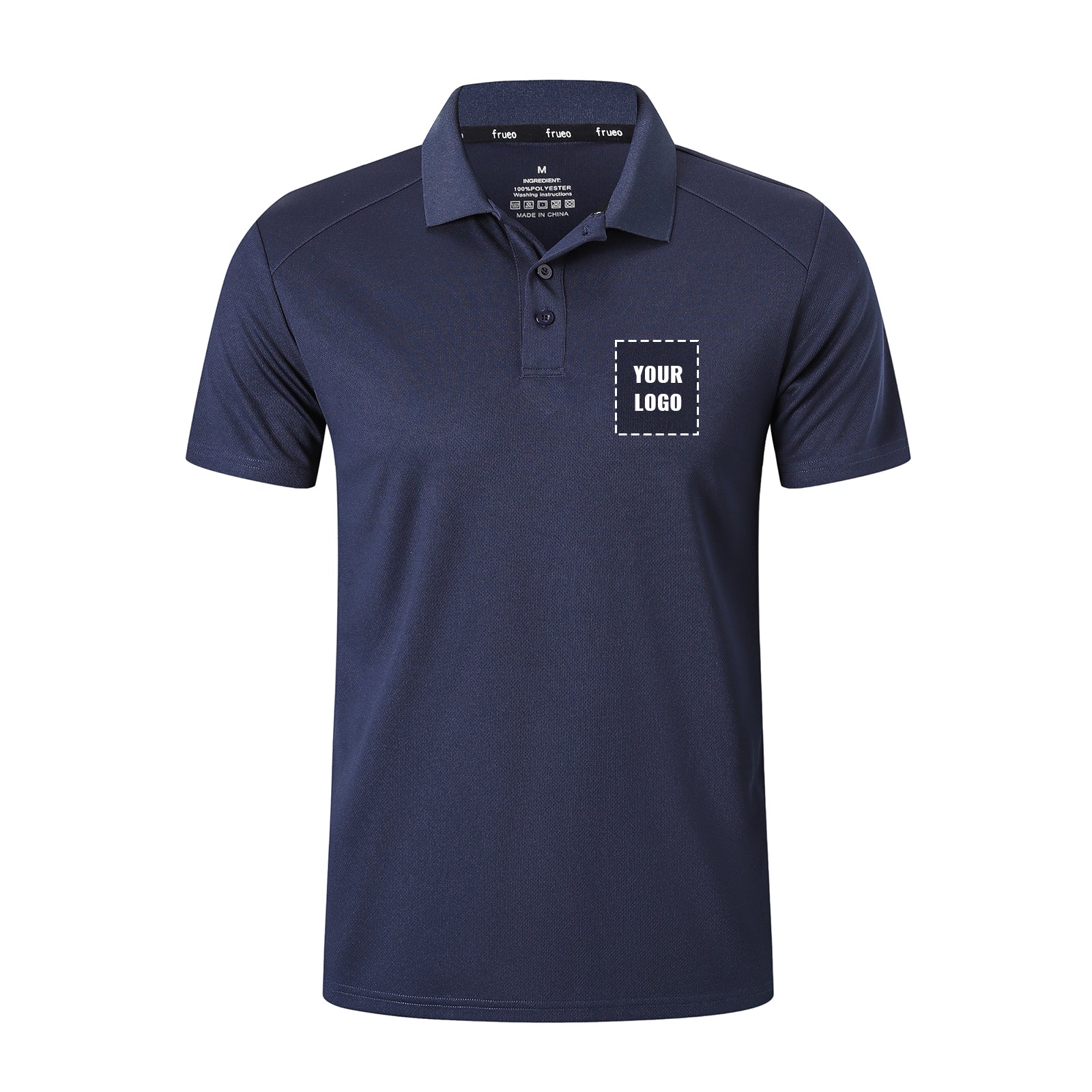 Mens Polo Shirts Short Sleeve Quick Dry Lightweight Golf Casual Collared Tops Breathable Moisture Wicking Work Shirts