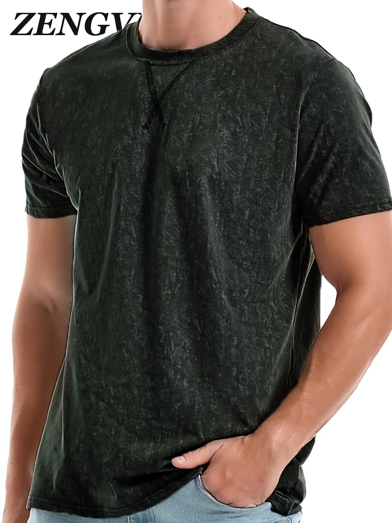 Men's Fashion T-shirt Casual Short Sleeve