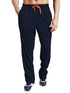 Men's Sweatpants with Zipper Pockets Open Bottom Athletic Pants