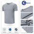 3 Pack Sport Workout Top Men  Casual Crew Neck Shirts