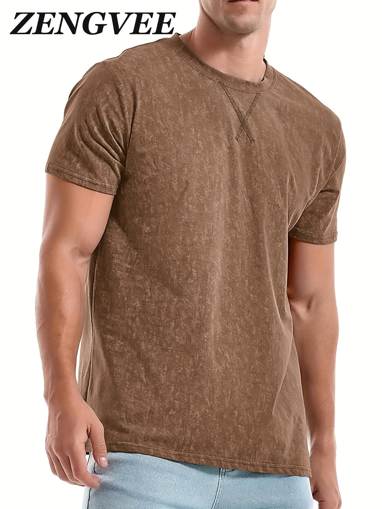 Men's Fashion T-shirt Casual Short Sleeve