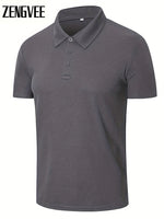 Men's Polo Shirt Quick Dry Short Sleeve Tees