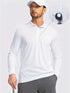 Men's UPF 50+ Polo Shirts Long Sleeve Shirts