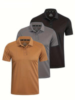 Gaiatiger 3pcs Golf Polo Shirt for Men