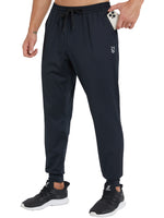 Men's Joggers Sweatpants Tracksuit Bottoms Pants Zipper Pockets Athletic Trousers