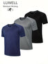 LUWELL 3pcs Men's Quick Dry Short Sleeve