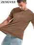 Men's Fashion T-shirt Casual Short Sleeve