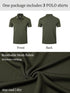 Gaiatiger 3pcs Golf Polo Shirt for Men