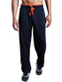 Men's Sweatpants with Zipper Pockets Open Bottom Athletic Pants