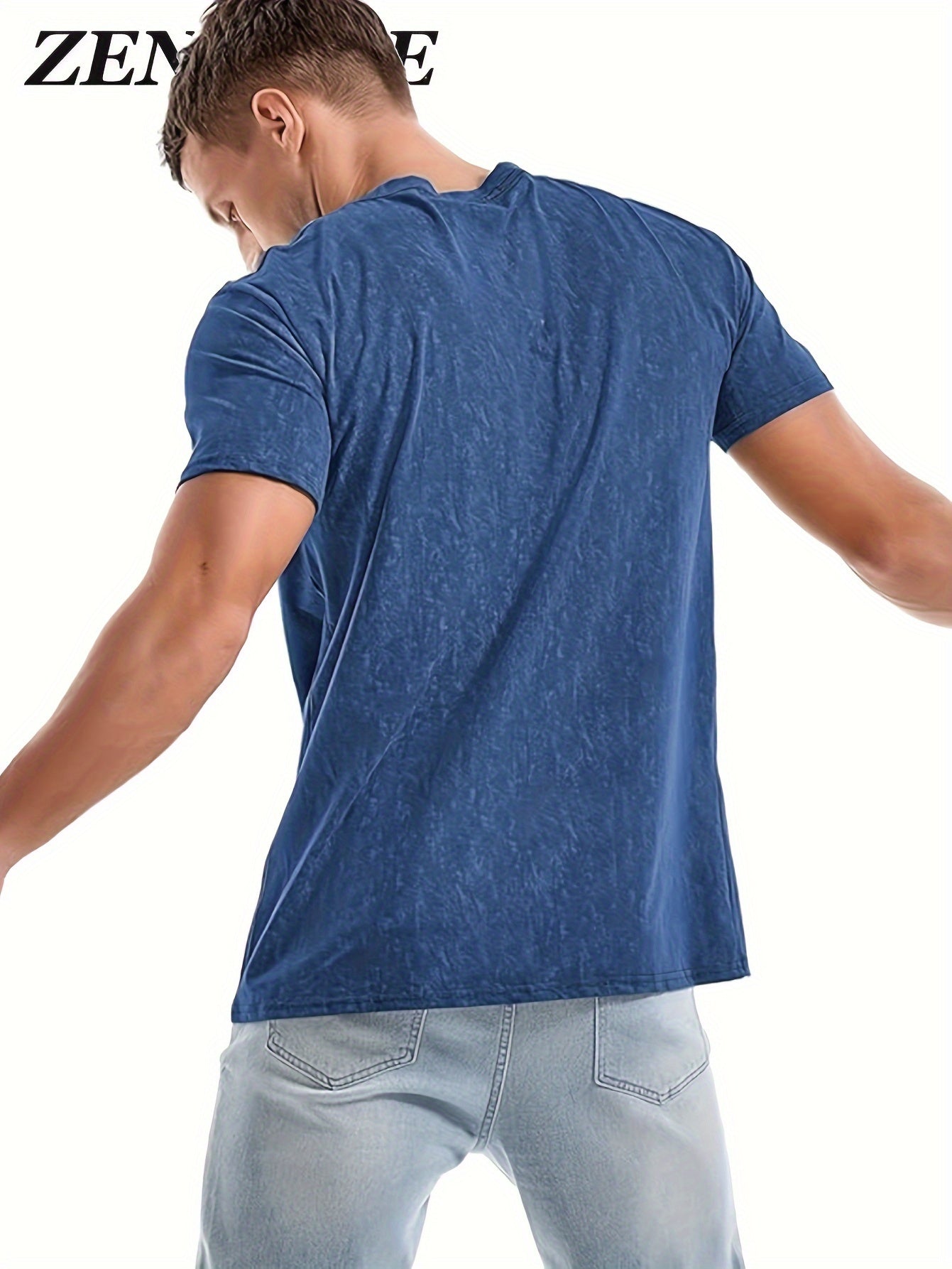 Men's Fashion T-shirt Casual Short Sleeve