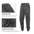 2 Pack Men's Joggers Tracksuit Bottoms Pants Track Pants for Men Sports Sweatpants Long Jogging Training Trousers Zip Pockets