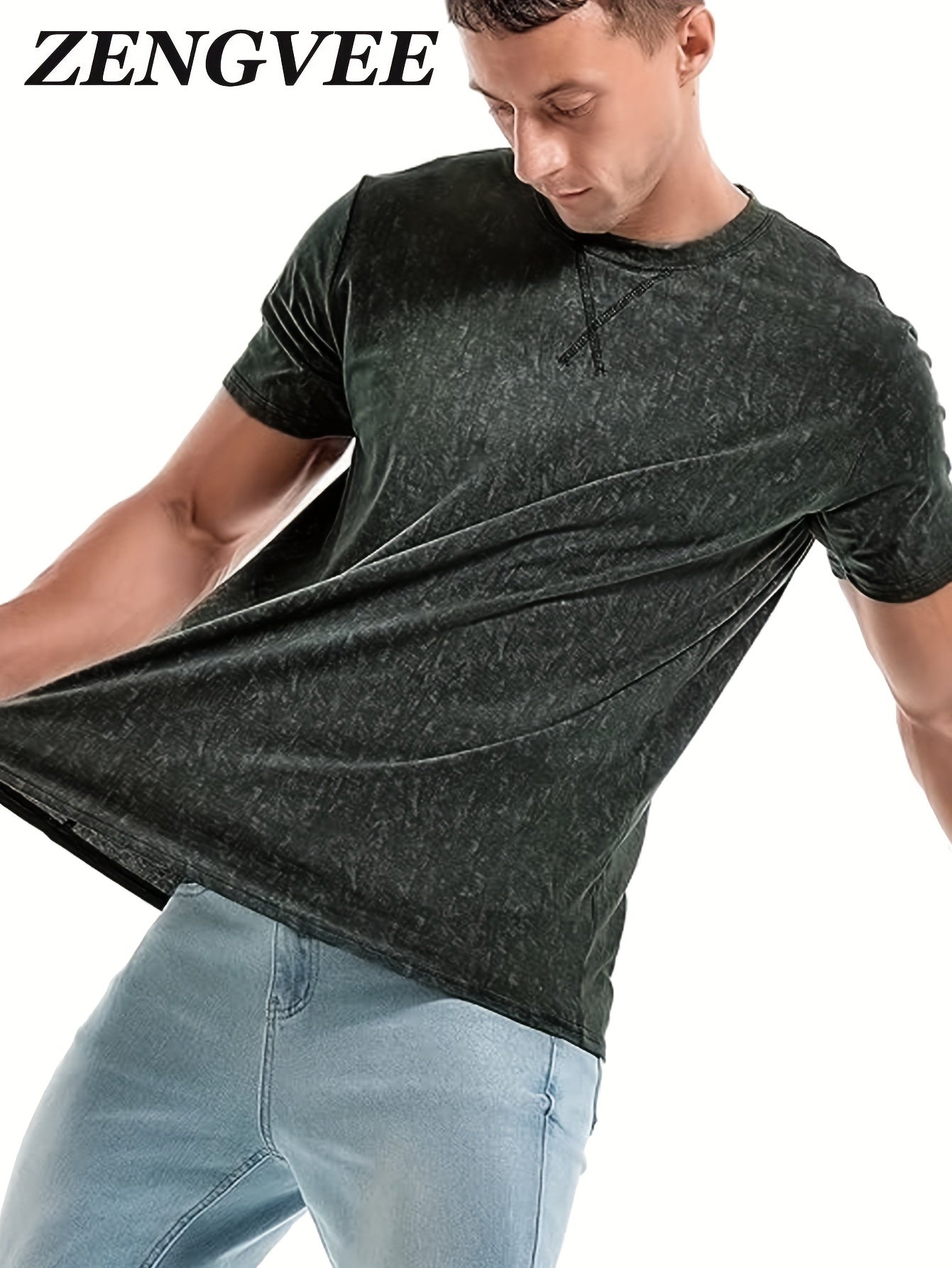 Men's Fashion T-shirt Casual Short Sleeve