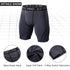 LUWELL PRO 3 Pack Compression Shorts Mens Quick Dry Running Shorts