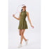 Women's Golf Dress with Shorts Zip Up Quick Dry Sleeveless Pockets Tennis Workout Dresses