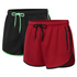 HUAKANG 2 Pack Running Shorts Men Gym Athletic Bodybuilding Shorts