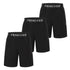 ZENGVEE 3 Pack Men's Athletic Running Shorts with Zipper Pockets Quick Dry Lightweight Gym Shorts Workout Casual