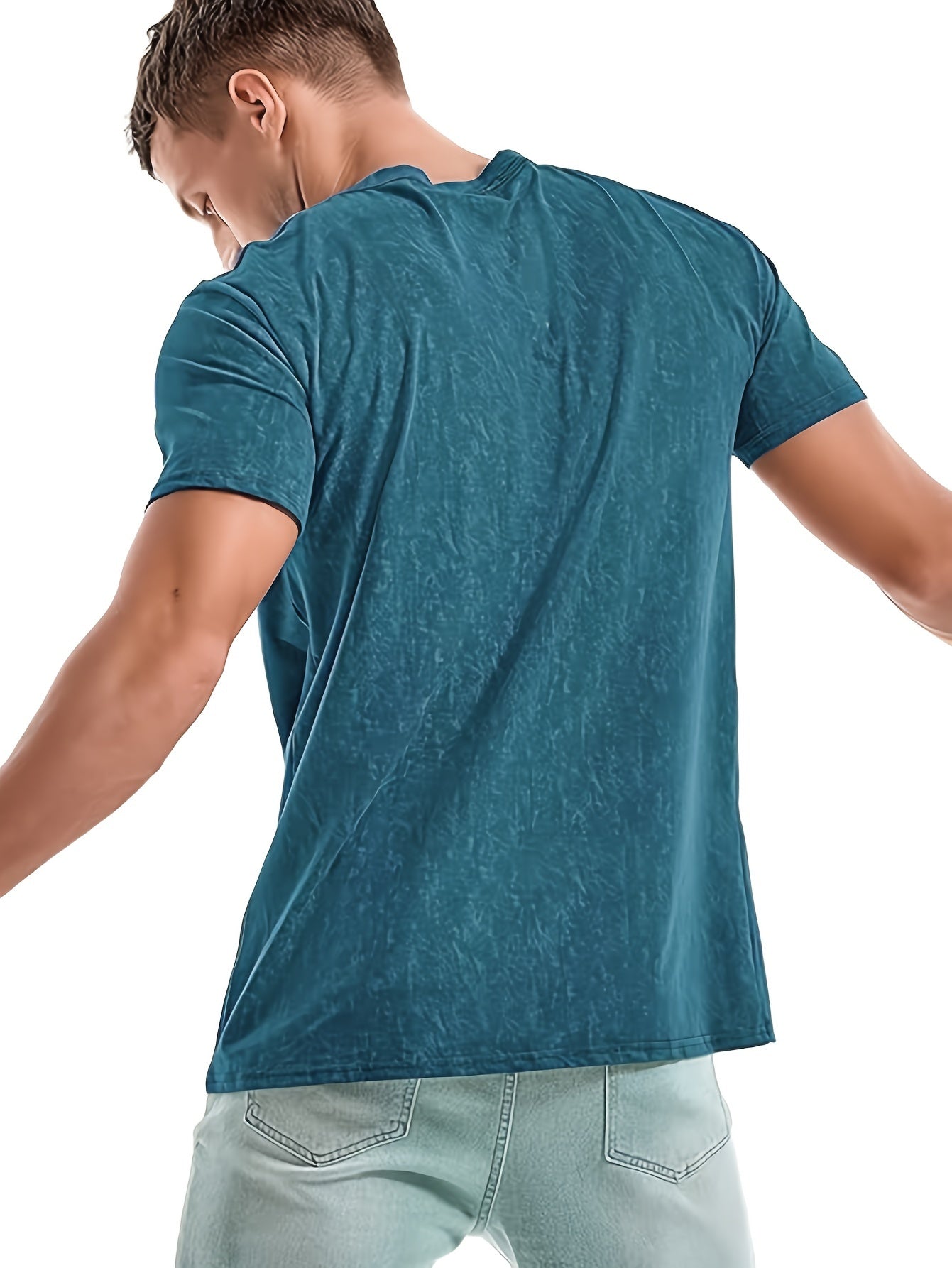 Men's Fashion T-shirt Casual Short Sleeve