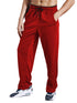 Men's Sweatpants with Zipper Pockets Open Bottom Athletic Pants