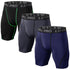 LUWELL PRO 3 Pack Compression Shorts Mens Quick Dry Running Shorts